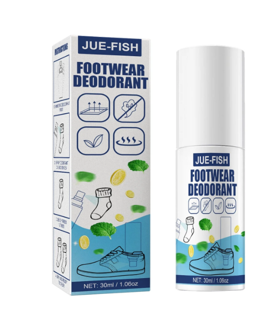 Desodorante de Calzado Antibacterial y Duradero – Elimina Olores y Mantén Tus Zapatos Frescos👟💨