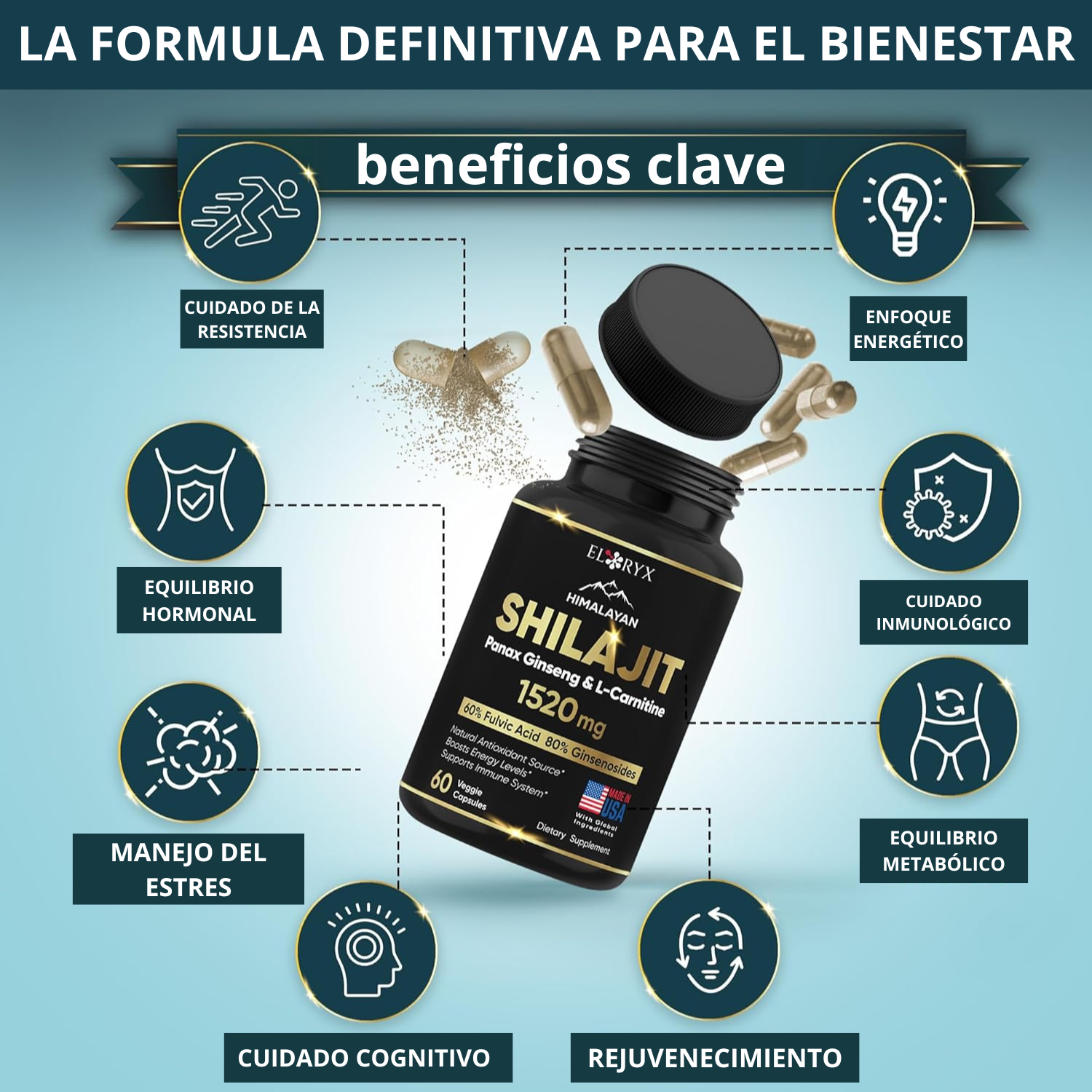 Suplemento Natural con 85+ Minerales para Energía, Vitalidad y Bienestar General